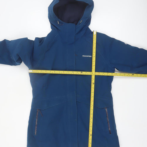 Craghoppers Women’s Blue Waterproof Parka Jacket UK 12