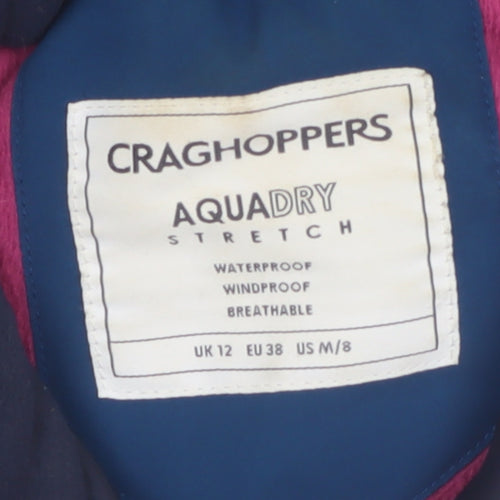Craghoppers Women’s Blue Waterproof Parka Jacket UK 12