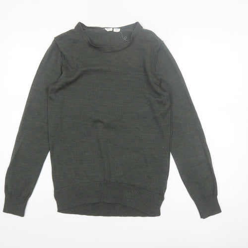 GAP Men's Green Merino Wool Crew Neck Jumper Size S