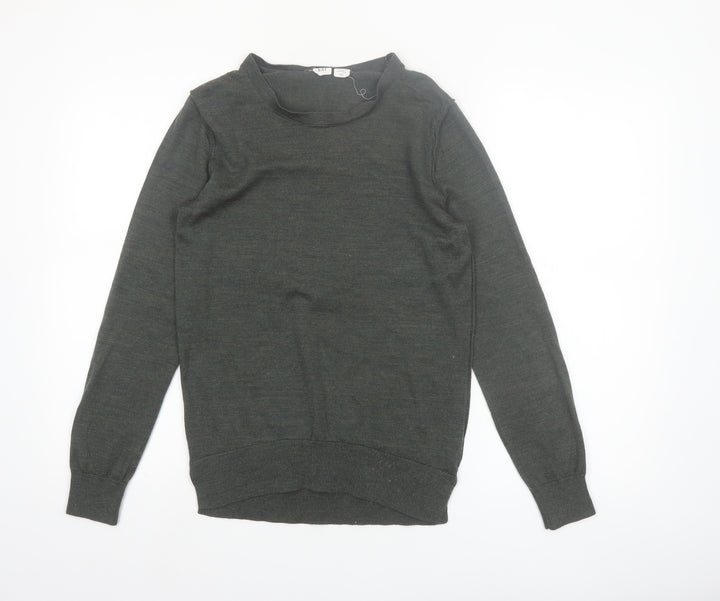 GAP Men's Green Merino Wool Crew Neck Jumper Size S