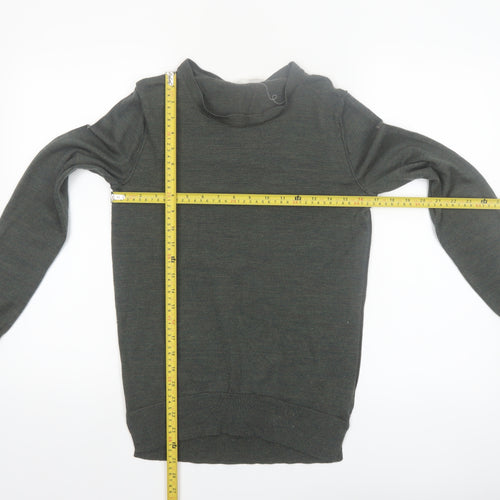 GAP Men's Green Merino Wool Crew Neck Jumper Size S