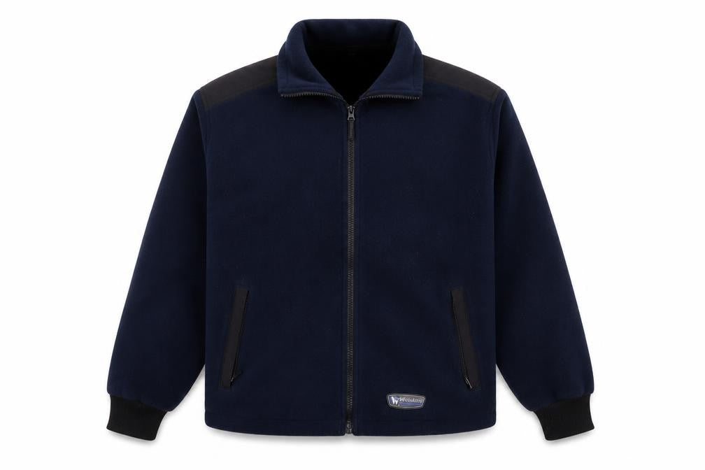 Wetskins Womens Blue Fleece Zip Jacket Size S Full Zip Outdoor