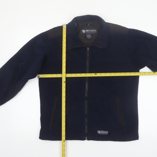 Wetskins Womens Blue Fleece Zip Jacket Size S Full Zip Outdoor