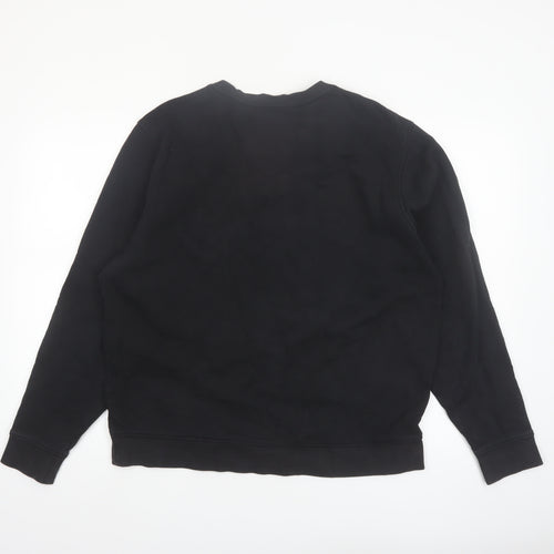 Lacoste Sport Men's Black XL Crew Neck Pullover Sweatshirt