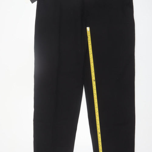 Marks and Spencer Autograph Men's Black Cotton Chino Trousers 40W 33L