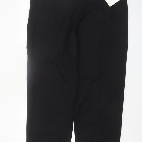 Marks and Spencer Autograph Men's Black Cotton Chino Trousers 40W 33L