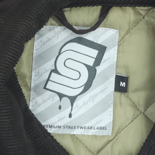 Schottzysen Mens Brown Quilted Mid-Length Jacket Size M