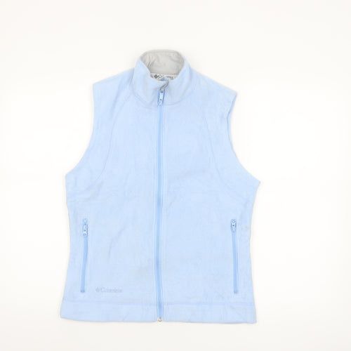 Columbia Women's Blue Fleece Waistcoat Bodywarmer Size S