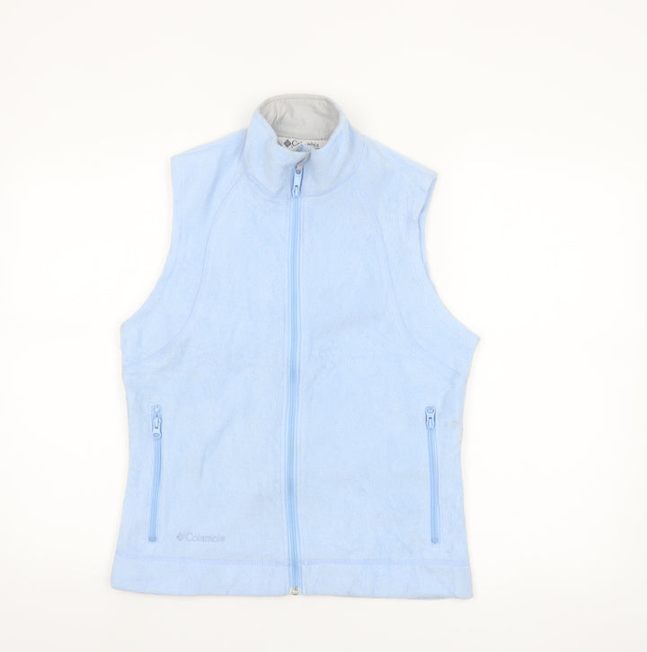 Columbia Women's Blue Fleece Waistcoat Bodywarmer Size S