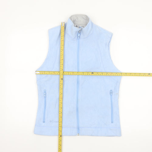 Columbia Women's Blue Fleece Waistcoat Bodywarmer Size S