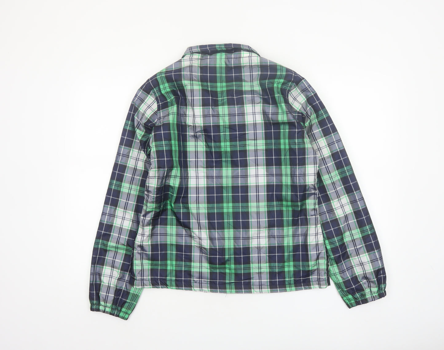 Tommy Hilfiger Women’s Green Checked Windbreaker Jacket S