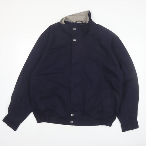 Roundtree & Yorke Men’s Blue L Basic Outdoor Cotton Jacket