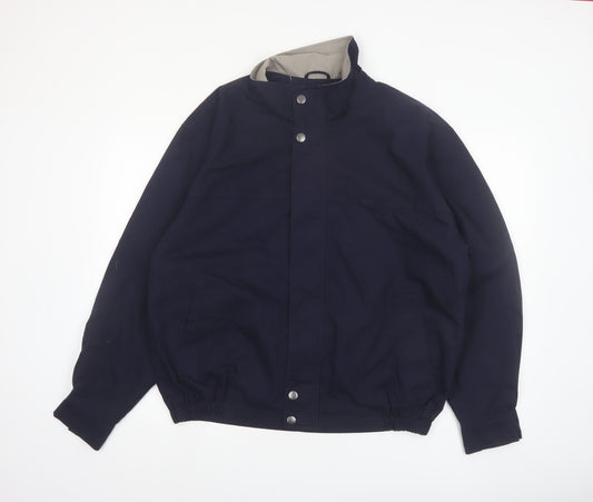 Roundtree & Yorke Men’s Blue L Basic Outdoor Cotton Jacket