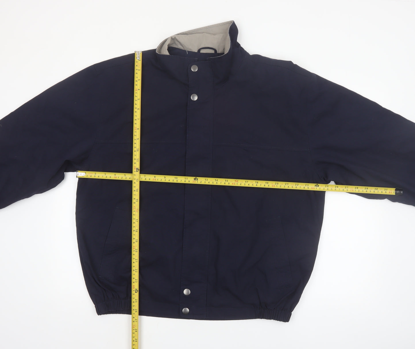 Roundtree & Yorke Men’s Blue L Basic Outdoor Cotton Jacket