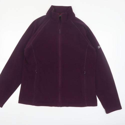 Berghaus Women's Purple Fleece Full Zip Jacket Size 18
