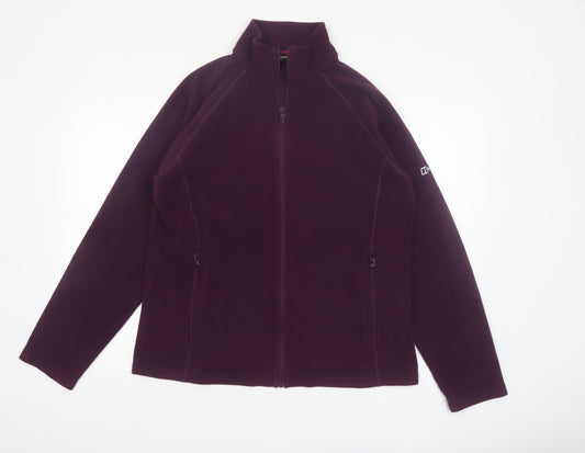 Berghaus Women's Purple Fleece Full Zip Jacket Size 18