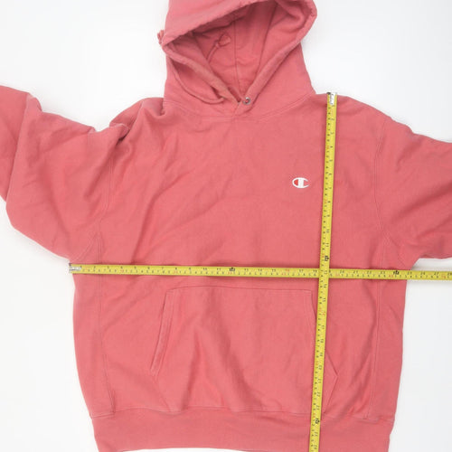 Champion Men's Pink Reverse Weave Pullover Hoodie XL