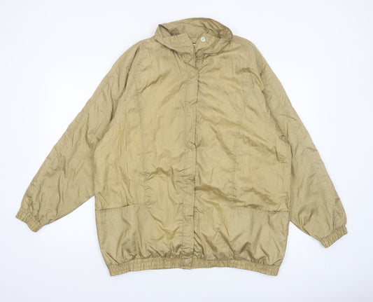 Tudor Court Women’s Beige L Windbreaker Nylon Jacket