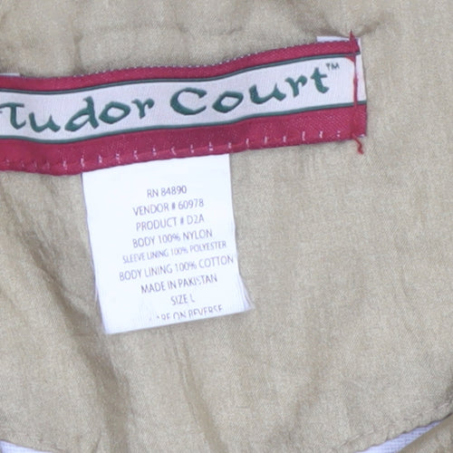 Tudor Court Women’s Beige L Windbreaker Nylon Jacket