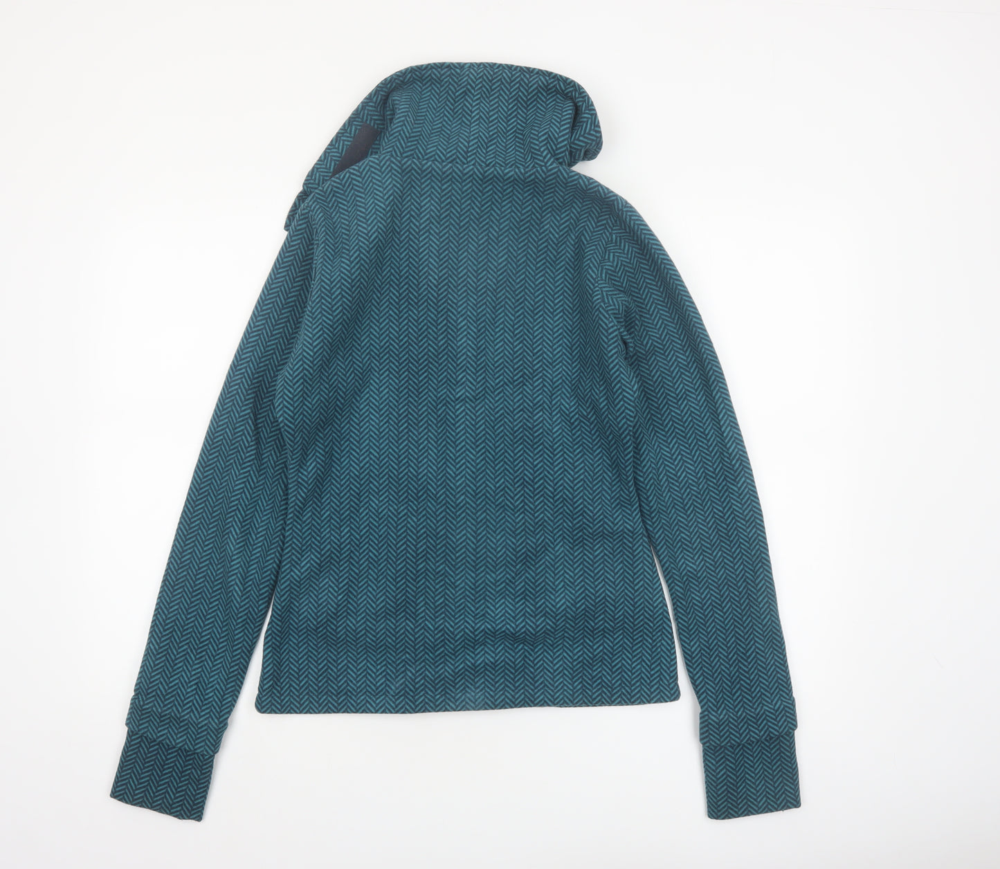 Bench Women's Blue Soft Shell Zip Jacket Size M Casual Outdoor