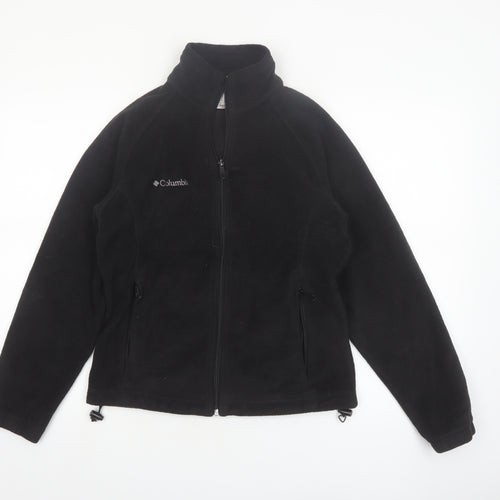 Columbia Women's Black Fleece Full Zip Jacket M Regular Outdoor