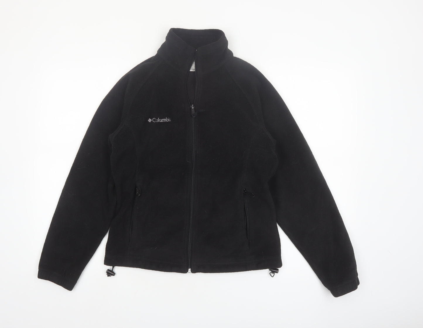 Columbia Women's Black Fleece Full Zip Jacket M Regular Outdoor