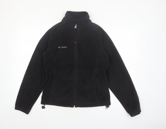 Columbia Women's Black Fleece Full Zip Jacket M Regular Outdoor