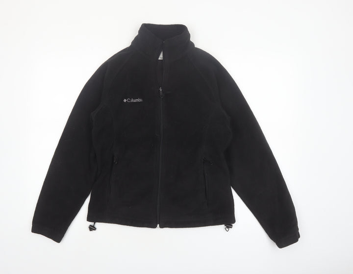 Columbia Women's Black Fleece Full Zip Jacket M Regular Outdoor