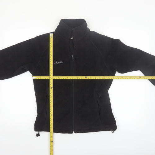 Columbia Women's Black Fleece Full Zip Jacket M Regular Outdoor