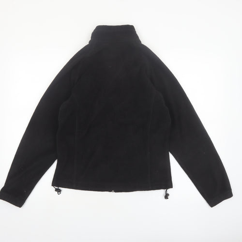 Columbia Women's Black Fleece Full Zip Jacket M Regular Outdoor