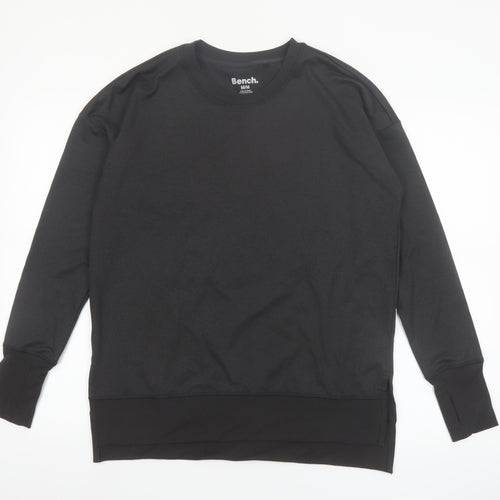 Bench Men's Black Crew Neck Long Sleeve Pullover Top M