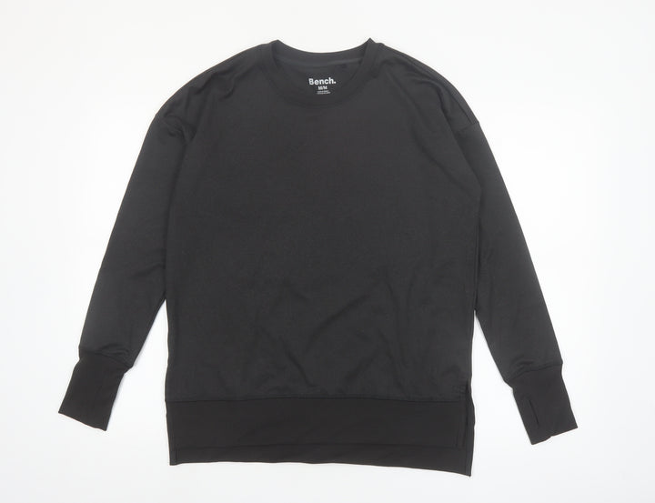 Bench Men's Black Crew Neck Long Sleeve Pullover Top M