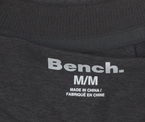 Bench Men's Black Crew Neck Long Sleeve Pullover Top M
