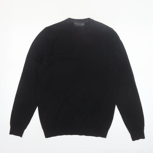 Marks and Spencer Men’s Black Extra Fine Merino Wool Jumper M