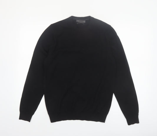 Marks and Spencer Men’s Black Extra Fine Merino Wool Jumper M