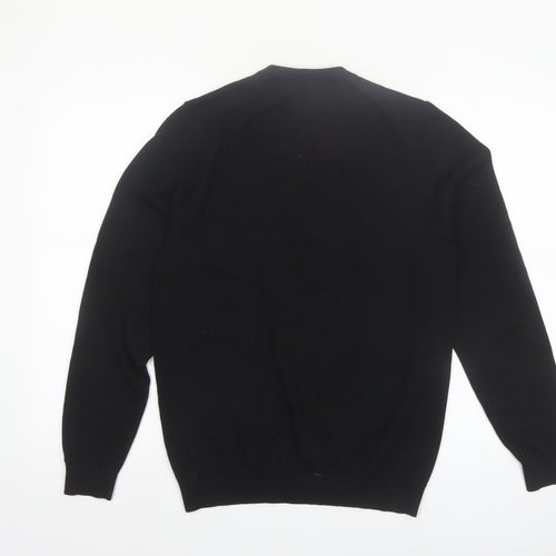 Marks and Spencer Men’s Black Extra Fine Merino Wool Jumper M