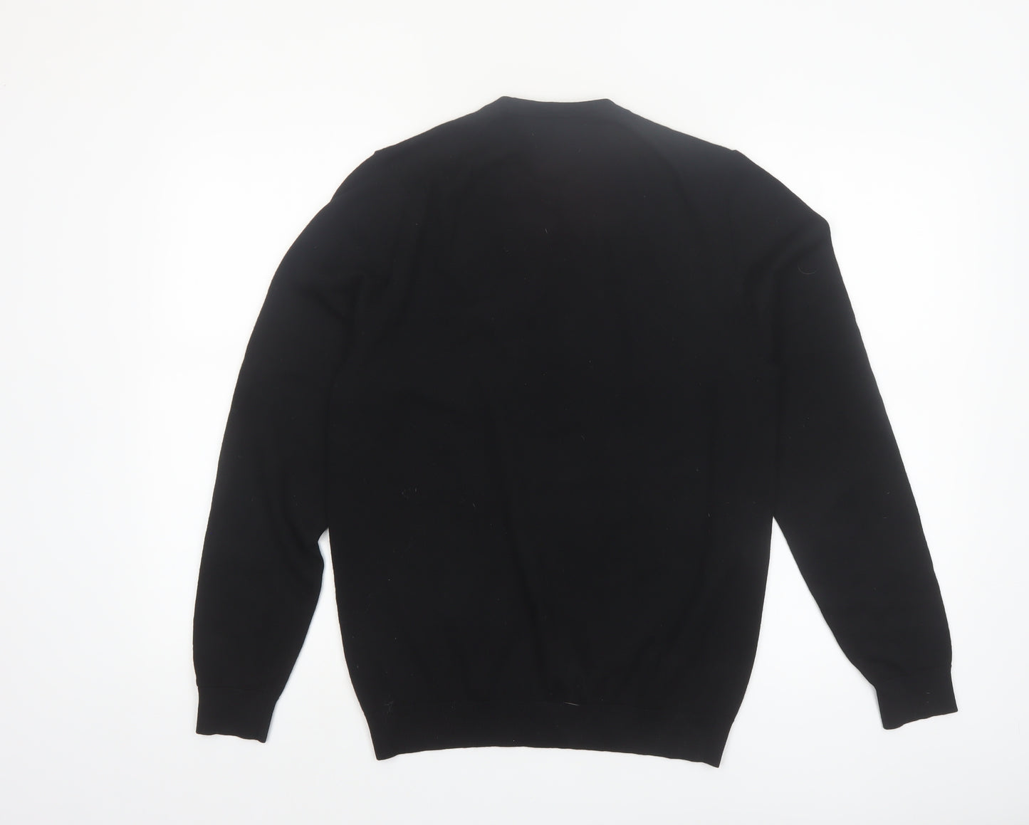 Marks and Spencer Men’s Black Extra Fine Merino Wool Jumper M