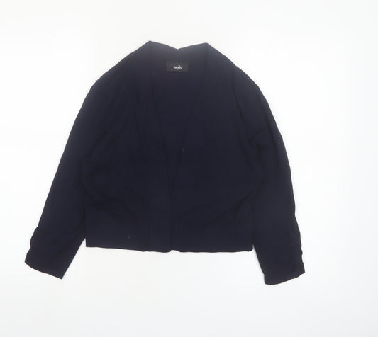 Wallis Women Navy Blue Cardigan Small Viscose Blend Knitwear
