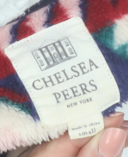 Chelsea Peers Women’s Multicoloured Fleece 1/4 Zip Pullover Sweatshirt Small
