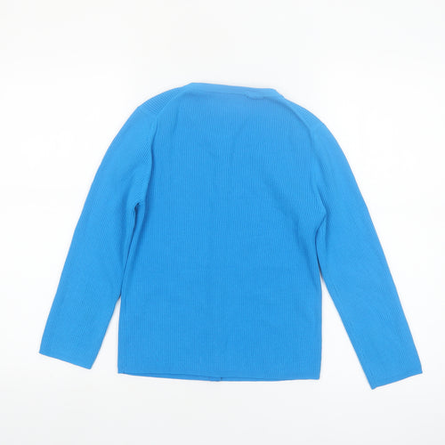 Karen Millen Women's Blue Slim Fit Knit Cardigan Size S