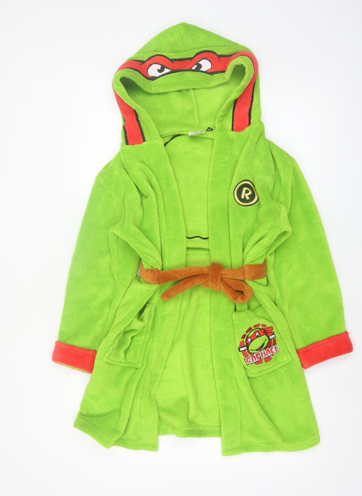 Nickelodeon Teenage Mutant Ninja Turtles Boys Green 9-10 Years Fleece Robe