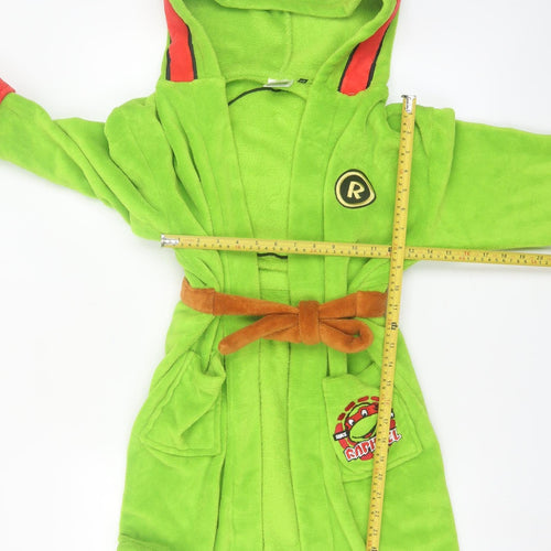 Nickelodeon Teenage Mutant Ninja Turtles Boys Green 9-10 Years Fleece Robe