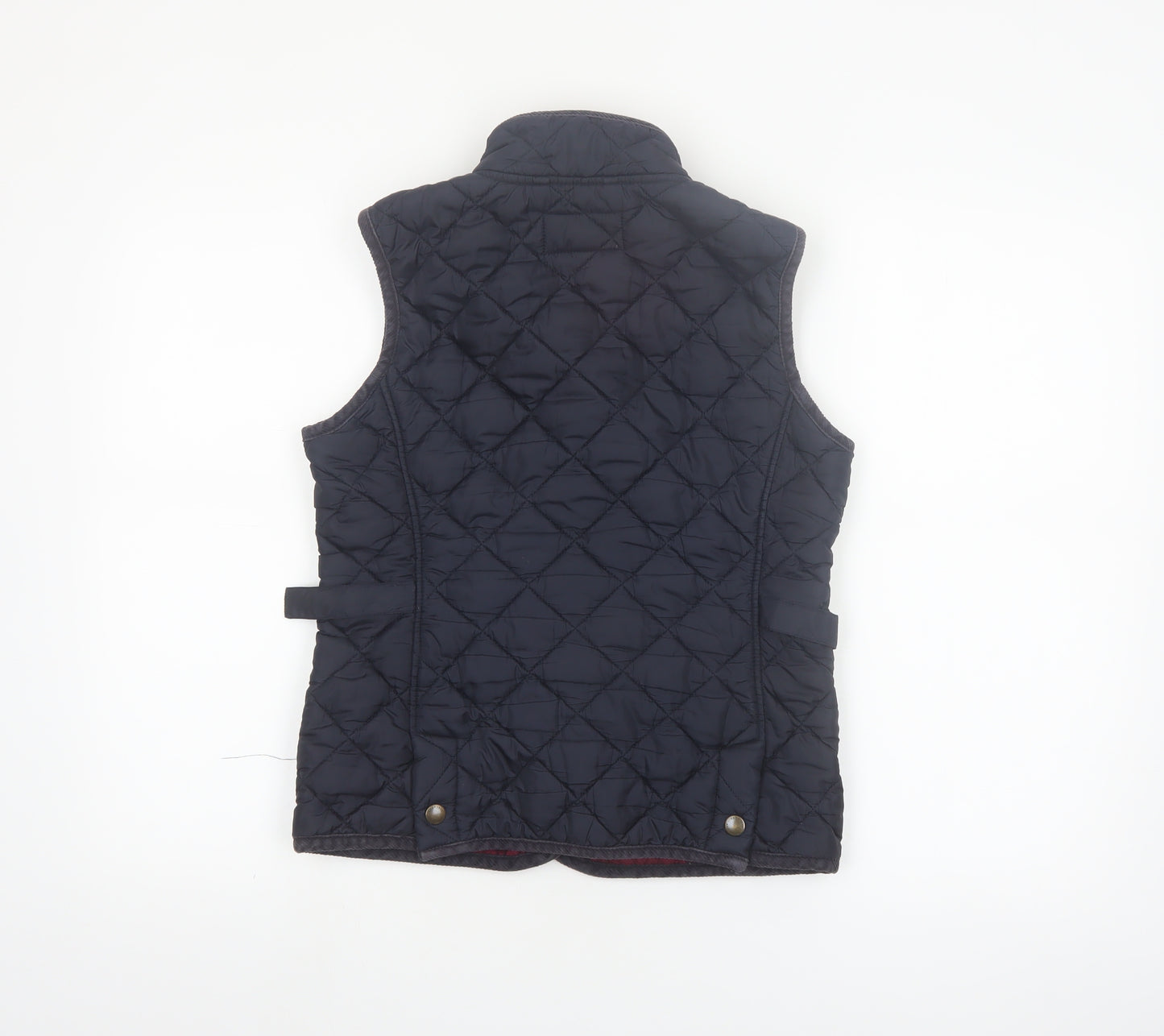GANT Women's Blue Quilted Waistcoat Size S Sleeveless Casual Outdoor