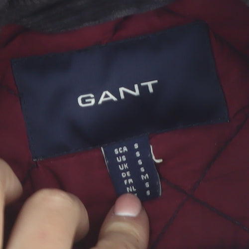 GANT Women's Blue Quilted Waistcoat Size S Sleeveless Casual Outdoor
