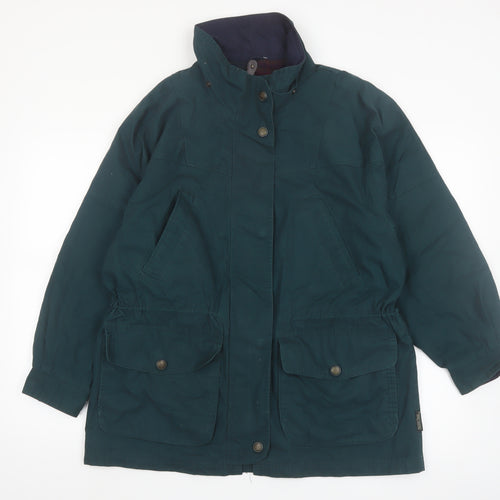 Pacific Trail Men's Green L Parka Jacket Water Resistant Lined Outdoor