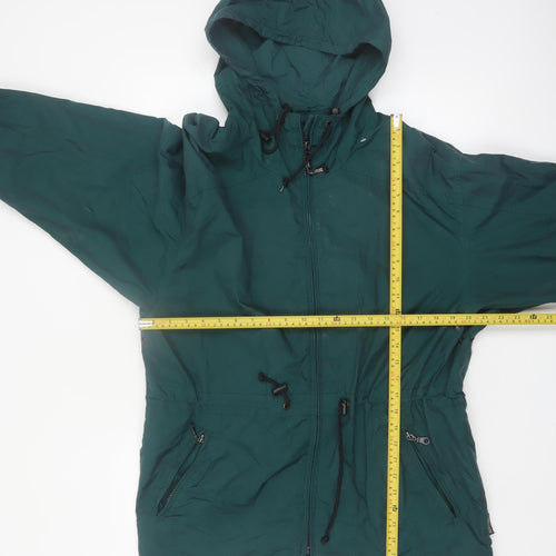 Pacific Trail Mens Green Hooded Anorak Jacket M Outdoor Casual