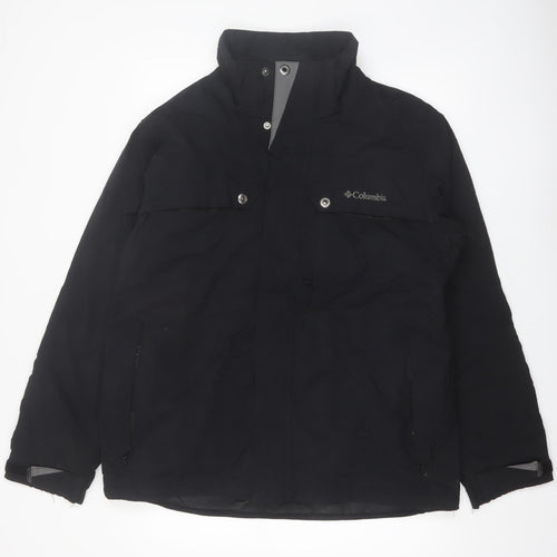 Columbia Men's Black L Waterproof Insulated Winter Jacket