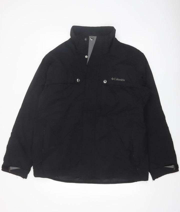 Columbia Men's Black L Waterproof Insulated Winter Jacket
