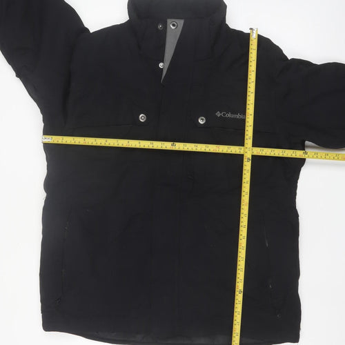 Columbia Men's Black L Waterproof Insulated Winter Jacket