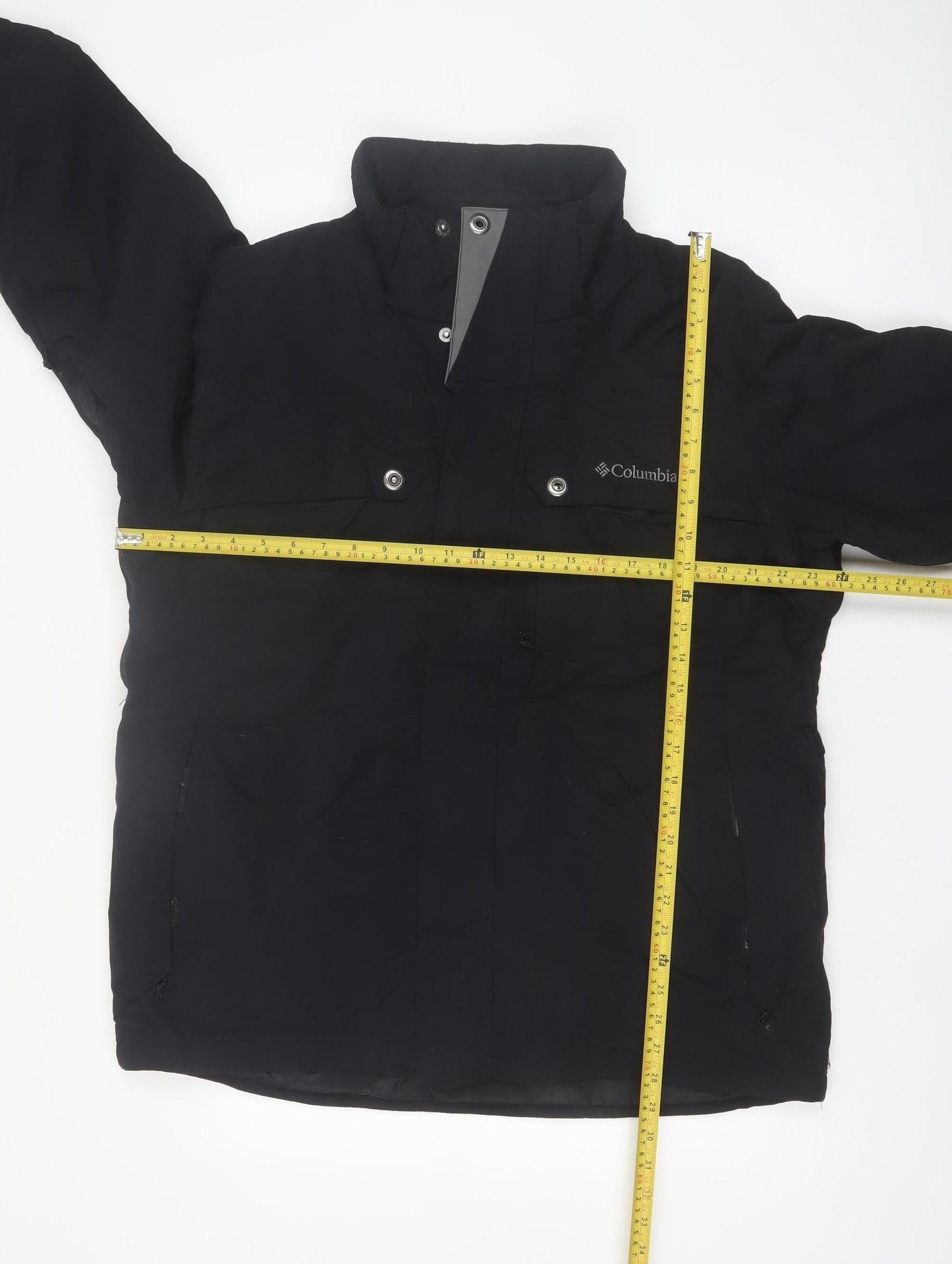 Columbia Men's Black L Waterproof Insulated Winter Jacket